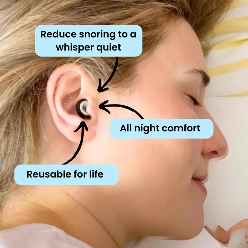 Anti-Snoring Sleep Earplugs - 27dB